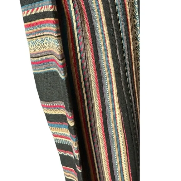 Orvis Southwestern Aztec Boho Cardigan Wool Blend Sweater Multicolor Medium - Picture 5 of 9